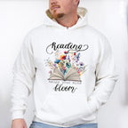 Helps Your Mind Bloom - Reading Unisex Crewneck T-Shirt Sweatshirt Hoodie