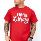 I Love My Library - Reading Unisex Crewneck T-Shirt Sweatshirt Hoodie
