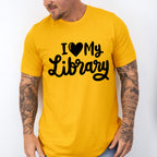 I Love My Library - Reading Unisex Crewneck T-Shirt Sweatshirt Hoodie