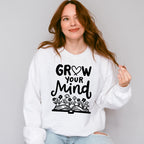 Grow Your Mind - Reading Unisex Crewneck T-Shirt Sweatshirt Hoodie