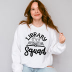 Library Squad - Reading Unisex Crewneck T-Shirt Sweatshirt Hoodie
