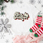 Retro Merry Christmas Trees - Christmas Unisex Crewneck T-Shirt Sweatshirt Hoodie