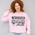 Introverted But - Plants Unisex Crewneck T-Shirt Sweatshirt Hoodie