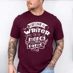 For The Money And Fame - Writing Unisex Crewneck T-Shirt Sweatshirt Hoodie