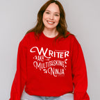 Writer AKA Multitasking Ninja - Writing Unisex Crewneck T-Shirt Sweatshirt Hoodie