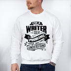 I Solve Problems - Writing Unisex Crewneck T-Shirt Sweatshirt Hoodie
