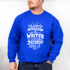 Crazy Enough To Love It - Writing Unisex Crewneck T-Shirt Sweatshirt Hoodie