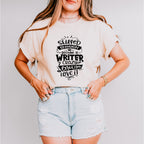 Crazy Enough To Love It - Writing Unisex Crewneck T-Shirt Sweatshirt Hoodie