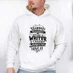 Crazy Enough To Love It - Writing Unisex Crewneck T-Shirt Sweatshirt Hoodie