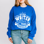 What's Your Superpower - Writing Unisex Crewneck T-Shirt Sweatshirt Hoodie
