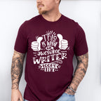 Awesome Writer Looks Like - Writing Unisex Crewneck T-Shirt Sweatshirt Hoodie