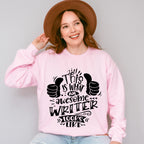 Awesome Writer Looks Like - Writing Unisex Crewneck T-Shirt Sweatshirt Hoodie