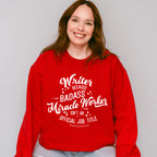 Writer Because - Writing Unisex Crewneck T-Shirt Sweatshirt Hoodie