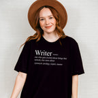 Writer Definition - Writing Unisex Crewneck T-Shirt Sweatshirt Hoodie