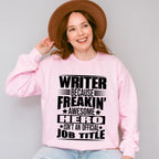 Freaking Awesome Hero - Writing Unisex Crewneck T-Shirt Sweatshirt Hoodie