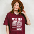 Writer Hourly Rate - Writing Unisex Crewneck T-Shirt Sweatshirt Hoodie