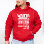 Writer Hourly Rate - Writing Unisex Crewneck T-Shirt Sweatshirt Hoodie