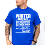 Writer Hourly Rate - Writing Unisex Crewneck T-Shirt Sweatshirt Hoodie