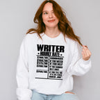 Writer Hourly Rate - Writing Unisex Crewneck T-Shirt Sweatshirt Hoodie