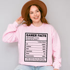 Gamer Facts - Video Games Unisex Crewneck T-Shirt Sweatshirt Hoodie