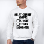 Relationship Status Gamer - Video Games Unisex Crewneck T-Shirt Sweatshirt Hoodie