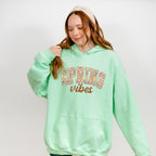Spring Vibes Floral Design - Spring Unisex Crewneck T-Shirt Sweatshirt Hoodie