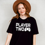 Player Two Controller Design - Video Games Unisex Crewneck T-Shirt Sweatshirt Hoodie