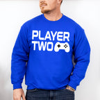 Player Two Controller Design - Video Games Unisex Crewneck T-Shirt Sweatshirt Hoodie