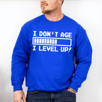 I Level Up - Video Games Unisex Crewneck T-Shirt Sweatshirt Hoodie