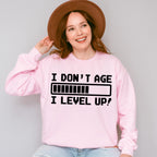 I Level Up - Video Games Unisex Crewneck T-Shirt Sweatshirt Hoodie