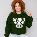 Gamer Mode On - Video Games Unisex Crewneck T-Shirt Sweatshirt Hoodie