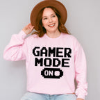 Gamer Mode On - Video Games Unisex Crewneck T-Shirt Sweatshirt Hoodie
