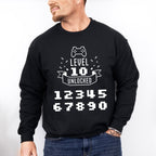 Level 10 Unlocked - Video Games Unisex Crewneck T-Shirt Sweatshirt Hoodie