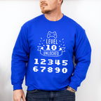 Level 10 Unlocked - Video Games Unisex Crewneck T-Shirt Sweatshirt Hoodie