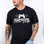 Gamers Never Sleep - Video Games Unisex Crewneck T-Shirt Sweatshirt Hoodie