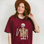 Skeleton Halloween Design - Halloween Unisex Crewneck T-Shirt Sweatshirt Hoodie