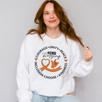 End Bullying Heart Design - Anti Bullying Unisex Crewneck T-Shirt Sweatshirt Hoodie