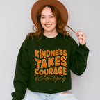 Kindness Takes Courage - Anti Bullying Unisex Crewneck T-Shirt Sweatshirt Hoodie