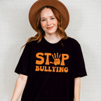 Stop Bullying Hand Design - Anti Bullying Unisex Crewneck T-Shirt Sweatshirt Hoodie