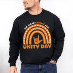 We Wear Orange For Unity Day - Anti Bullying Unisex Crewneck T-Shirt Sweatshirt Hoodie