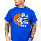 Orange For Unity Day Flower Design - Anti Bullying Unisex Crewneck T-Shirt Sweatshirt Hoodie