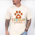 Totally Pettable Paw Design - Dogs Unisex Crewneck T-Shirt Sweatshirt Hoodie
