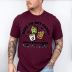 Here To Get Candy From Strangers - Halloween Unisex Crewneck T-Shirt Sweatshirt Hoodie