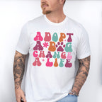 Adopt A Dog Change A Life - Dogs Unisex Crewneck T-Shirt Sweatshirt Hoodie