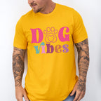 Dog Vibes Paw Design - Dogs Unisex Crewneck T-Shirt Sweatshirt Hoodie