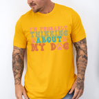 Probably Thinking About My Dog - Dogs Unisex Crewneck T-Shirt Sweatshirt Hoodie