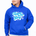 Team Boy Blue Design - Gender Reveal Unisex Crewneck T-Shirt Sweatshirt Hoodie