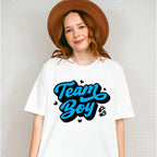 Team Boy Blue Design - Gender Reveal Unisex Crewneck T-Shirt Sweatshirt Hoodie