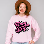 Team Girl Pink Design - Gender Reveal Unisex Crewneck T-Shirt Sweatshirt Hoodie
