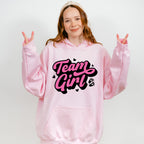 Team Girl Pink Design - Gender Reveal Unisex Crewneck T-Shirt Sweatshirt Hoodie
